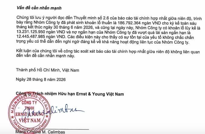 Kiểm toán đặt dấu hỏi về khả năng hoạt động liên tục của HAGL Agrico.