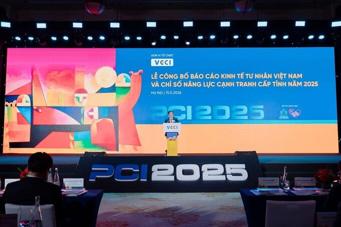 VCCI công bố Báo cáo Kinh tế tư nhân Việt Nam và Chỉ số Năng lực cạnh tranh cấp tỉnh (PCI) năm 2025.