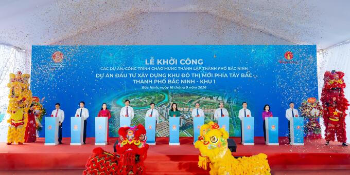 Vingroup khởi công dự án Vinhomes King Park phía tây bắc TP Bắc Ninh.