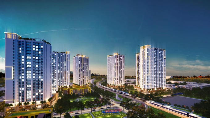 Phối cảnh dự án Khu nhà ở Vương Bảo Long