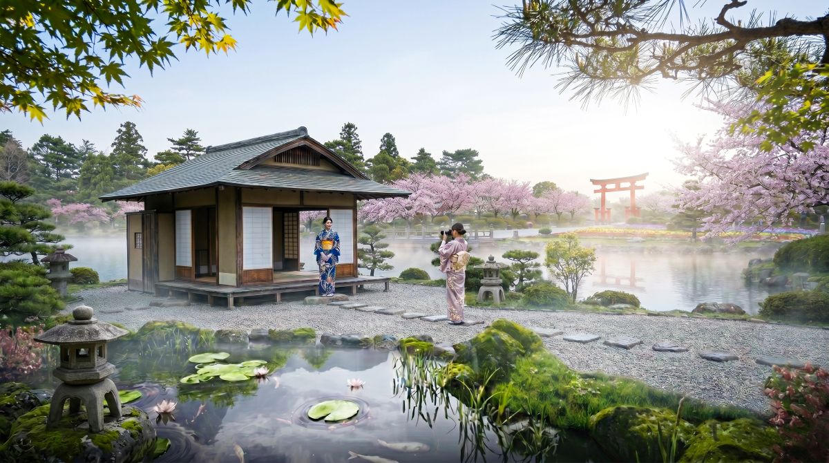 Những lối dạo bên mặt nước bố trí xen kẽ khắp đại đô thị tạo thêm không gian gặp gỡ và thư giãn cho cư dân.