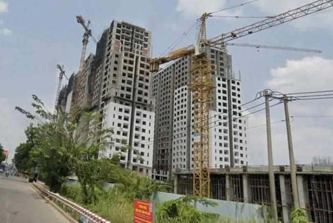 Dự án Dream Home Riverside trên đường Nguyễn Văn Linh (Ảnh: Google).