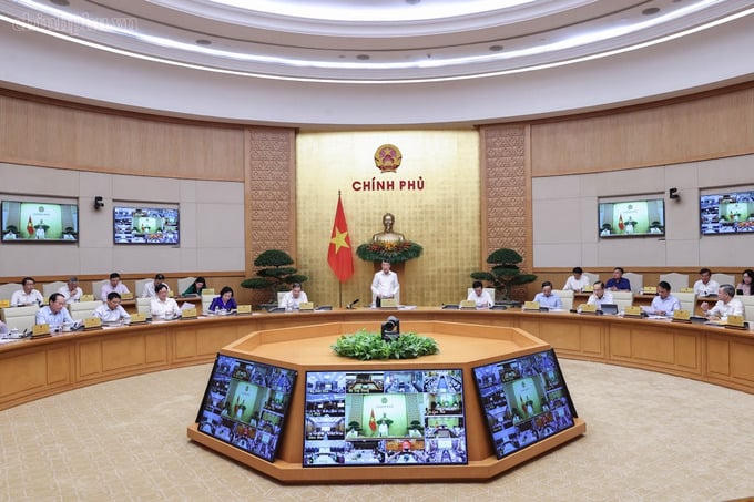 Thủ tướng Lê Minh Hưng chủ trì phiên họp Chính phủ thường kỳ tháng 9.