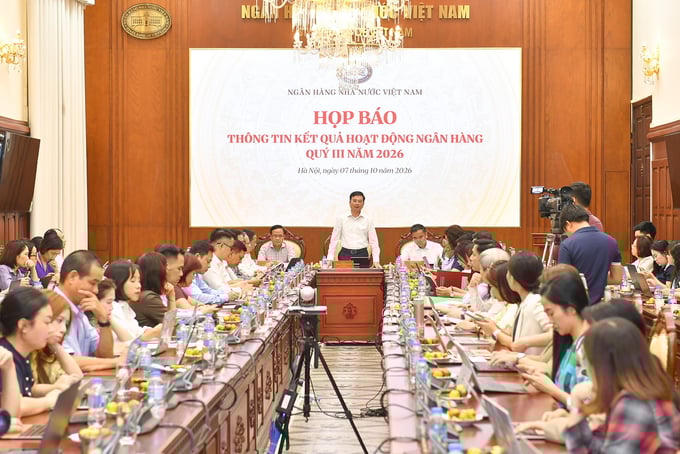 Phó Thống đốc Phạm Thanh Hà chủ trì Họp báo. (Ảnh: SBV)