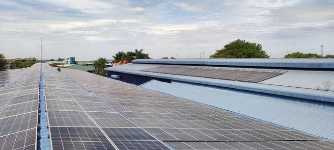 Hệ thống điện mặt trời mái nhà tại TP.HCM. Ảnh: Helio Energy.