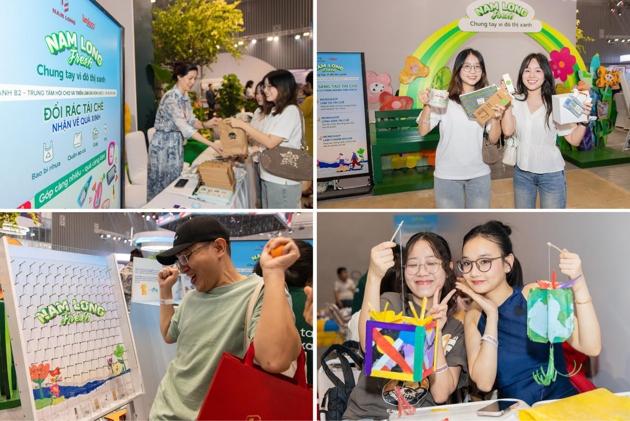 Chặng dừng đặc biệt của Nam Long Fresh năm nay ghi dấu tại triển lãm Nam Long Experience 2026. Ảnh: Phương Lâm.