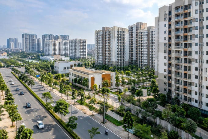 Khu chung cư tại Hà Nội. Ảnh minh họa.