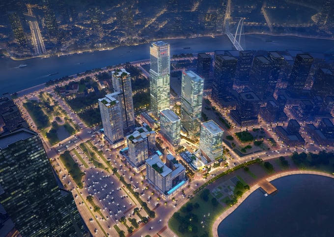 Phối cảnh dự án Lotte Eco Smart City Thu Thiem