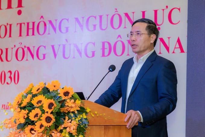 Đồng chí Phạm Đức Ấn, Uỷ viên BCH Trung ương Đảng, Bí thư Đảng uỷ, Thống đốc NHNN phát biểu khai mạc Hội nghị. Ảnh: NHNN