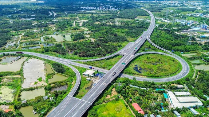 Cao tốc Bến Lức - Long Thành. Nguồn: TTXVN