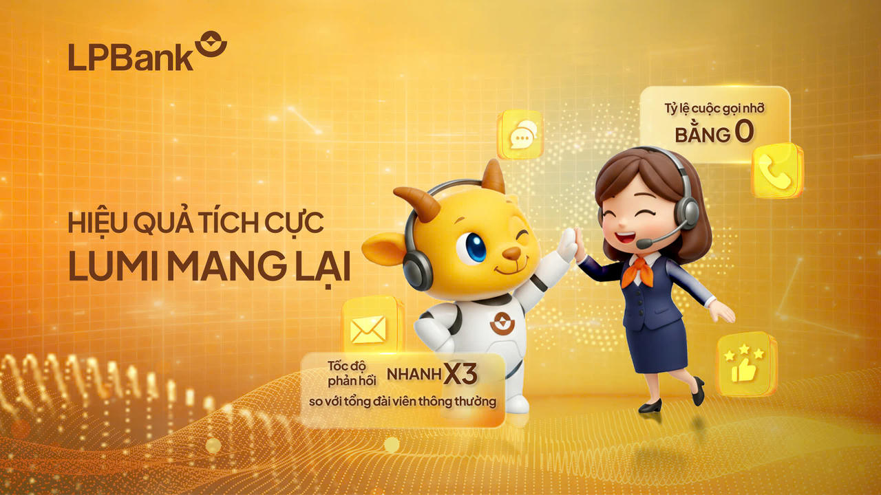 LPBank nhận Giải thưởng Chuyển đổi số Việt Nam 2026 với giải pháp tổng đài AI Lumi