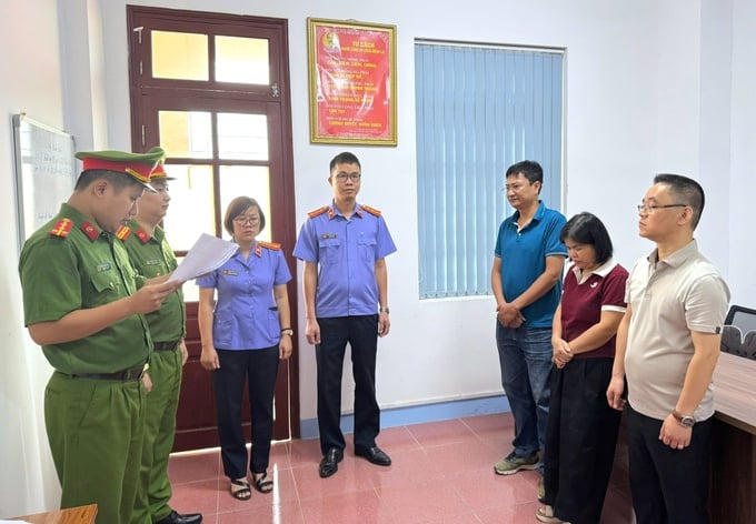 Khởi tố, bắt tạm giam 3 cán bộ chi nhánh phát triển quỹ đất ở Lạng Sơn (Ảnh Công an Lạng Sơn).