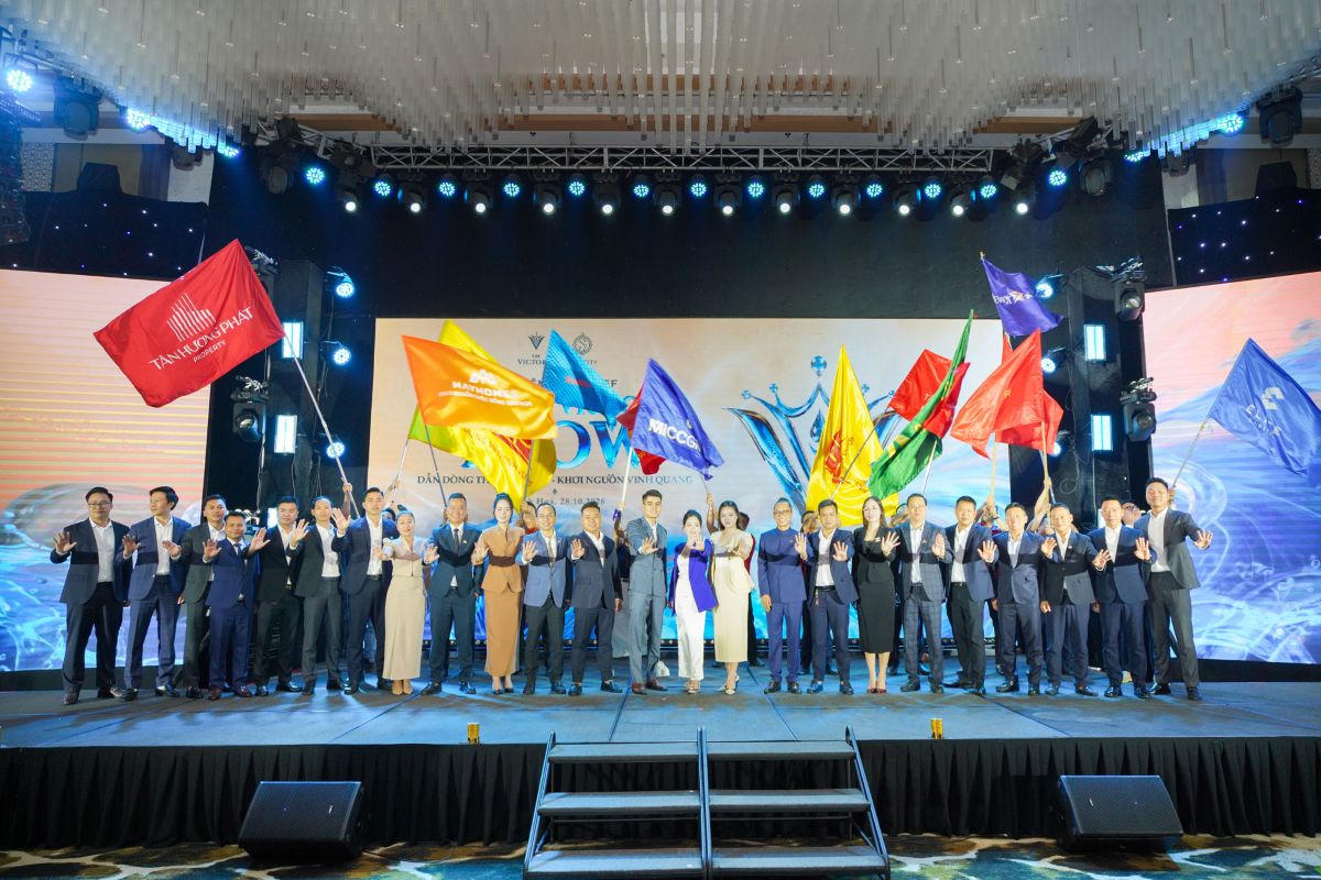 Sự kiện Kickoff The Victoria diễn ra sôi động, chính thức khởi động chiến dịch ra mắt phân khu cao tầng mới.