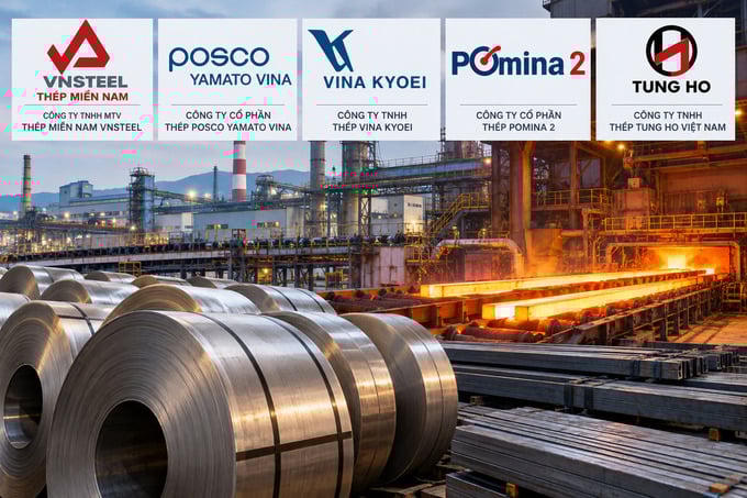 Thanh tra 5 doanh nghiệp thép gồm Thép Miền Nam, POSCO YAMATO VINA, Vina Kyoei, Pomina 2 và Tung Ho Việt Nam (Ảnh minh họa).