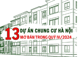 Inforgraphic: 13 dự án chung cư Hà Nội mở bán trong quý 4/2024
