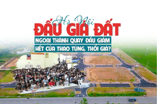 Hà Nội: Đấu giá đất ngoại thành quay đầu giảm, hết cửa thao túng, thổi giá?