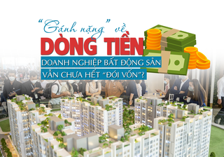 “Gánh nặng” về dòng tiền, doanh nghiệp bất động sản vẫn chưa hết “đói vốn”
