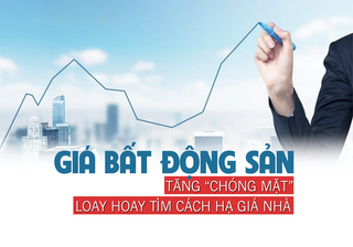 Giá bất động sản tăng “chóng mặt”, loay hoay tìm cách hạ giá nhà