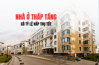 Nhà ở thấp tầm có tỷ lệ hấp thụ tốt