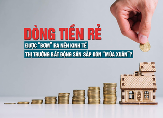 Dòng tiền rẻ được “bơm” ra nền kinh tế, thị trường bất động sản sắp đón “mùa xuân”?
