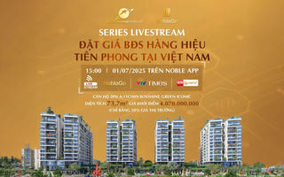 Sunshine Group livestream đặt giá căn hộ vào 1/7 chỉ với giá khởi điểm bằng 50% giá thị trường 