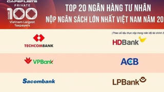 Techcombank dẫn đầu ngân hàng tư nhân, nộp ngân sách hơn 6.770 tỷ đồng