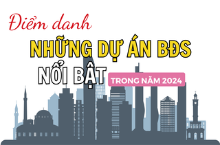 [Infographic]: Điểm danh những dự án bất động sản nổi bật trong năm 2024