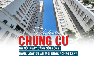 Thị trường chung cư Hà Nội ngày càng sôi động, hàng loạt dự án mới được “chào sân”
