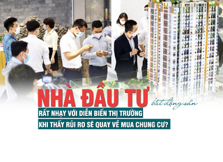 Nhà đầu tư bất động sản rất nhạy với diễn biến thị trường, khi rủi ro sẽ quay về mua chung cư