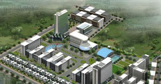Một trường đại học tại Mê Linh bất chấp xây dựng nhiều hạng mục không phép