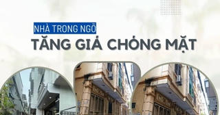 Nhà trong ngõ ở Hà Nội tăng giá chóng mặt