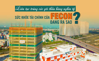 Liên tục trúng các gói thầu giá trị hàng nghìn tỷ đồng kể từ đầu năm, sức khỏe tài chính của FECON (FCN) đang ra sao?