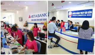 Chi phí dự phòng và lãi dự thu tại VietABank và Saigonbank tăng mạnh, nợ xấu vẫn 'mơ hồ'