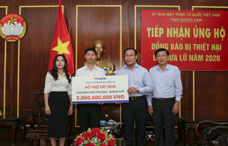 Thaco hỗ trợ xây dựng lại ngôi làng cho đồng bào Trà Leng – Quảng Nam