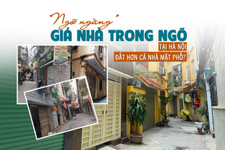 “Ngỡ ngàng” với giá nhà trong ngõ tại Hà Nội: Đắt hơn cả nhà mặt phố?