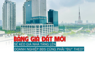 Bảng giá đất mới sẽ kéo giá nhà tăng lên, doanh nghiệp bất động sản cũng phải “đu” theo?