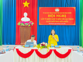 Một số ý kiến góp ý Dự thảo Luật Đất đai (sửa đổi) tại Bình Phước