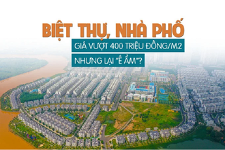 Biệt thự, nhà phố: Giá vượt 400 triệu đồng/m2 nhưng lại “ế ẩm”?