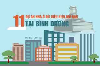 [Infographic] 11 dự án nhà ở đủ điều kiện mở bán tại Bình Dương