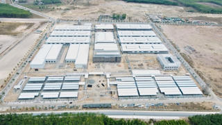 Khu dân cư - thương mại Nam Hà đẩy nhanh tiến độ thi công