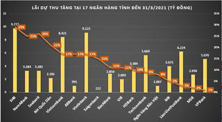 Ngân hàng có lo lắng khi con số lãi dự thu vẫn tăng cao?