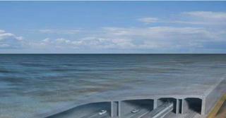 Đường sắt cao tốc dưới biển dài gần 80km, hơn 16km đường ray chạy ngay dưới lòng biển