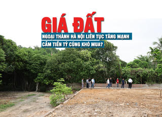 Giá đất ngoại thành Hà Nội liên tục tăng mạnh, cầm tiền tỷ cũng khó mua?