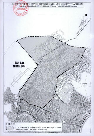 Trung Nam Group đề xuất tham gia quy hoạch khu vực sân bay Thành Sơn hơn 4.000ha tại Ninh Thuận