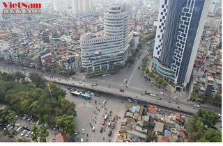Hà Nội: Hàng loạt căn nhà được phá dỡ, nút giao Chùa Bộc - Thái Hà sắp có diện mạo mới