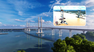 Cầu gần 7.000 tỷ kết nối Tiền Giang với tỉnh có chi phí sinh hoạt rẻ nhất Việt Nam vượt tiến độ