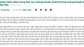 Không công bố thông tin, một doanh nghiệp tại Đà Nẵng bị phạt