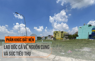 Đất nền lao dốc cả về nguồn cung và sức tiêu thụ