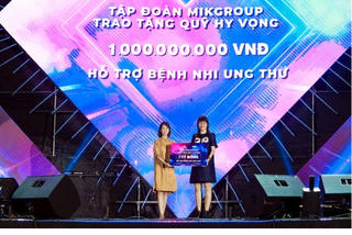 MIKGroup ủng hộ 1 tỷ đồng cho bệnh nhi ung thư