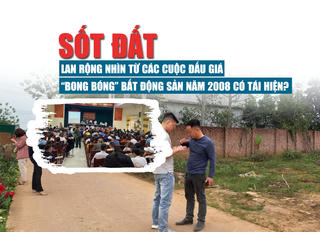 “Sốt đất” lan rộng nhìn từ các cuộc đấu giá, “bong bóng” bất động sản năm 2008 có tái hiện?